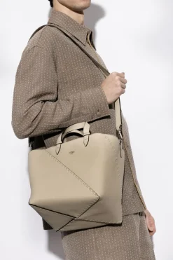 Fendi kremowy Torba do ręki