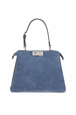 Fendi NIEBIESKI Torba do ręki `Peekaboo Medium`