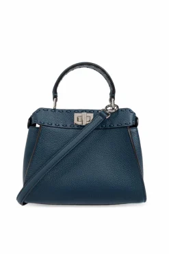 Fendi NIEBIESKI Torba do ręki ‘Peekaboo Mini’