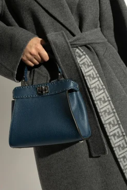 Fendi NIEBIESKI Torba do ręki ‘Peekaboo Mini’