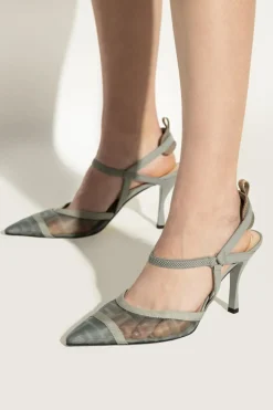 Fendi ZIELONY Buty na obcasie
