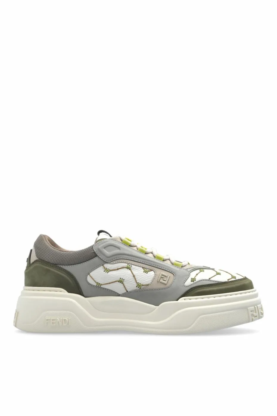 Fendi ZIELONY Buty sportowe `Force`