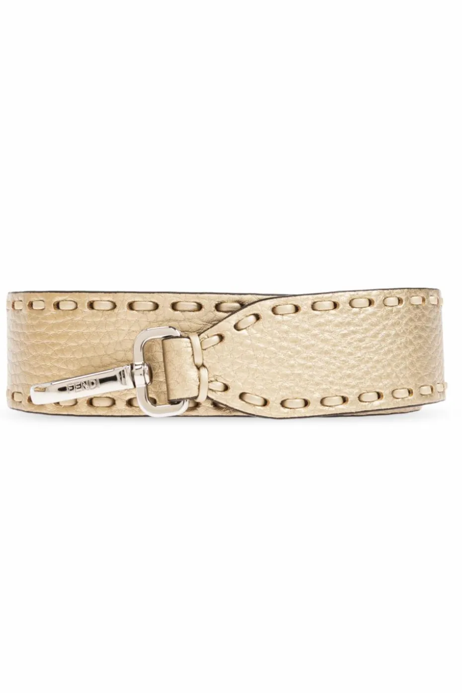 Fendi ZŁOTY Torba na ramię `Baguette`