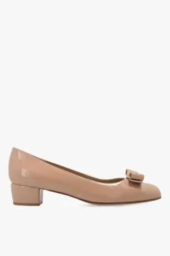 FERRAGAMO beżowy Buty na obcasie ‘Vara’