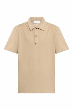 FERRAGAMO beżowy Polo z logo