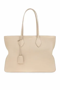 FERRAGAMO beżowy Skórzna torba typu `shopper`