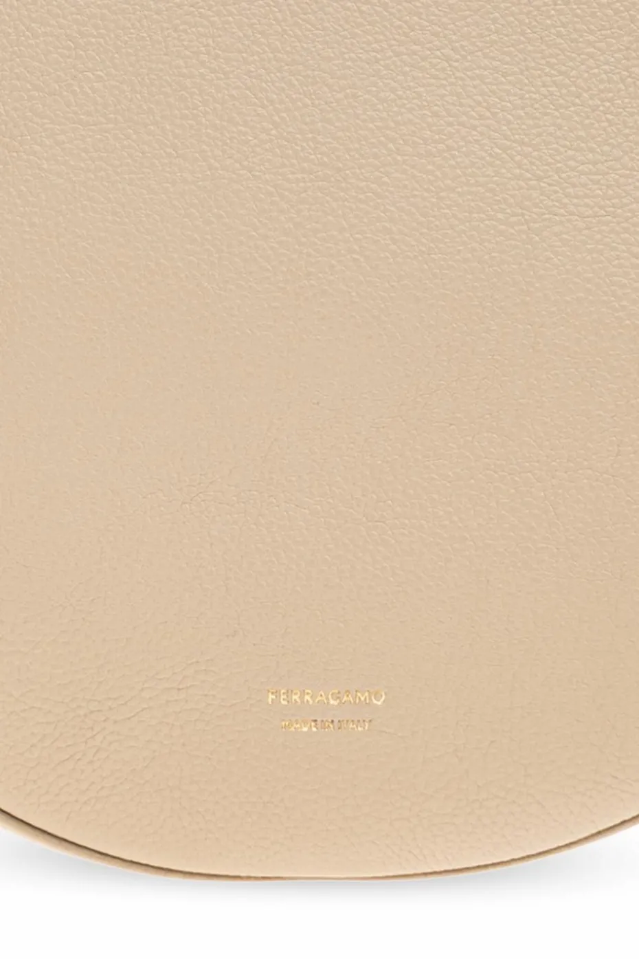 FERRAGAMO beżowy Torba na ramię `Noth-South Hobo Medium`
