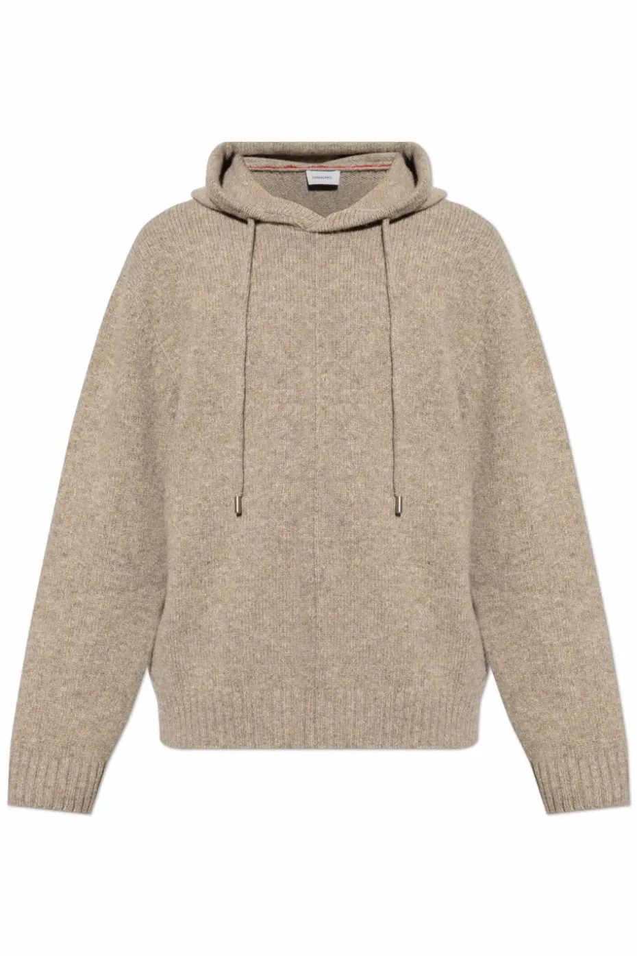 FERRAGAMO beżowy Wełniany sweter