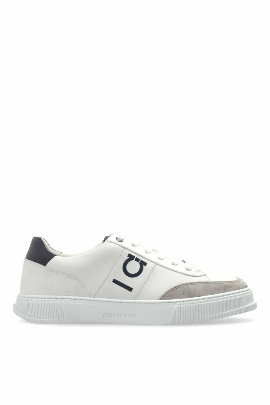 FERRAGAMO BIAŁY Buty sportowe `Alaska`