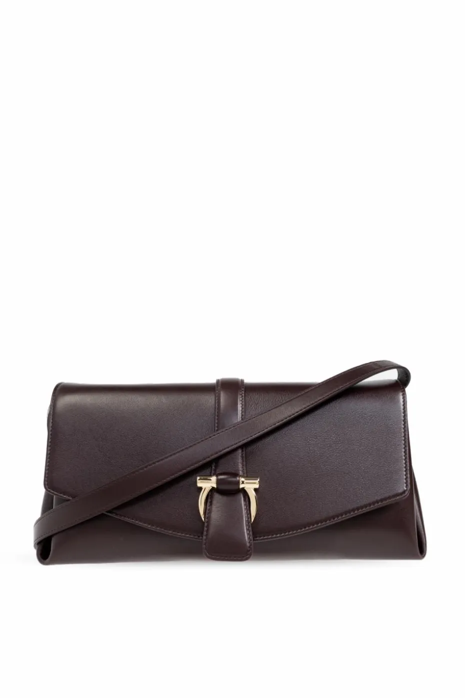 FERRAGAMO BORDO Skórzana torba na ramię