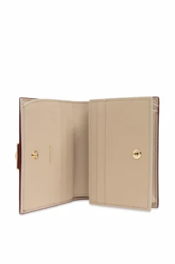 FERRAGAMO BORDO Skórzany portfel z logo