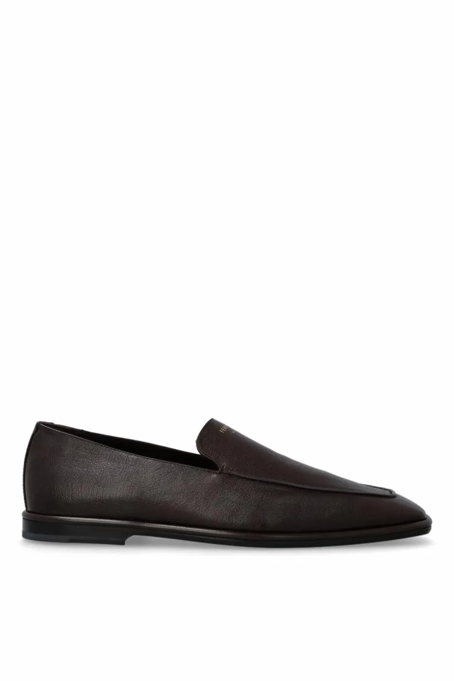FERRAGAMO BRĄZOWY Buty `Brian` typu `loafers`