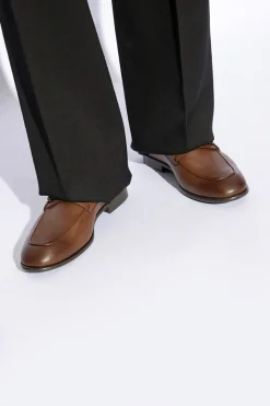 FERRAGAMO BRĄZOWY Buty ‘Desio’ typu ‘loafers’