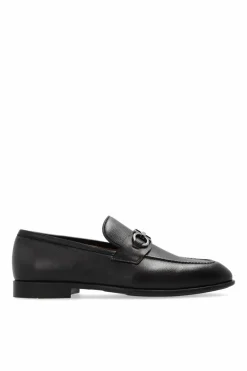 FERRAGAMO BRĄZOWY Buty `Foster` typu `loafers`