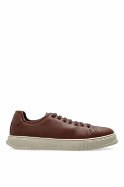 FERRAGAMO BRĄZOWY Buty sportowe `Bruce`