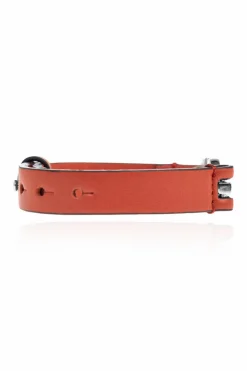 FERRAGAMO BRĄZOWY Skórzana bransoleta
