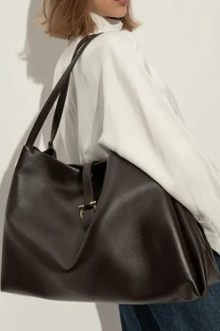 FERRAGAMO BRĄZOWY Torba typu `shopper`