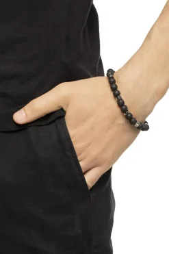FERRAGAMO CZARNY Bransoleta z logo