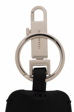 FERRAGAMO CZARNY Brelok do kluczy