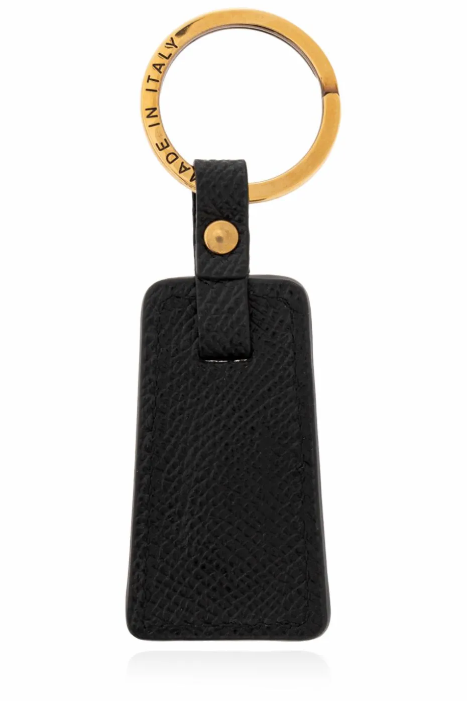 FERRAGAMO CZARNY Brelok z logo