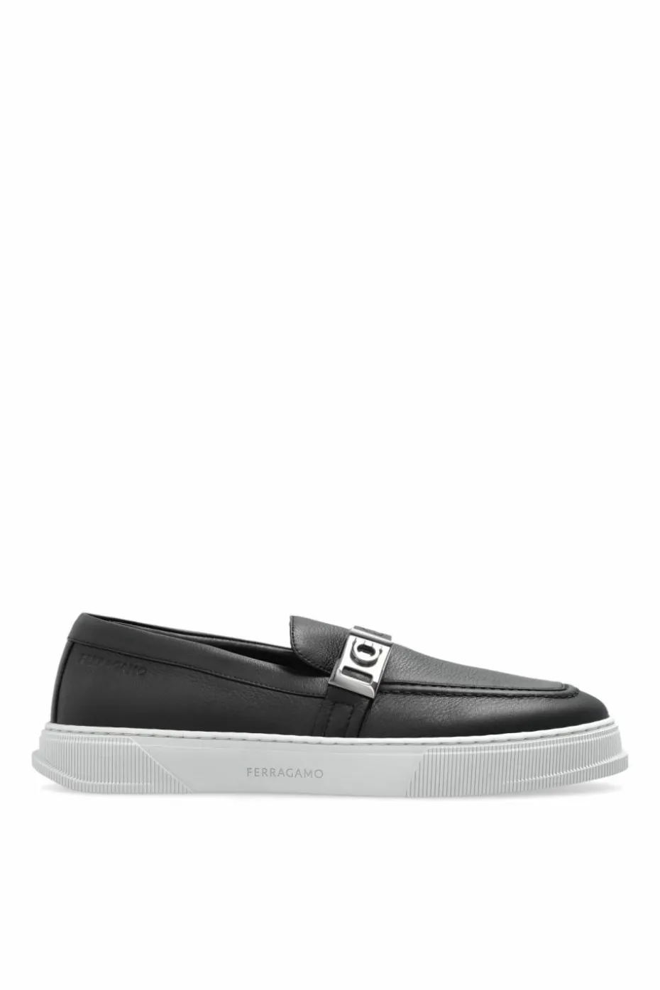 FERRAGAMO CZARNY Buty `Brad`
