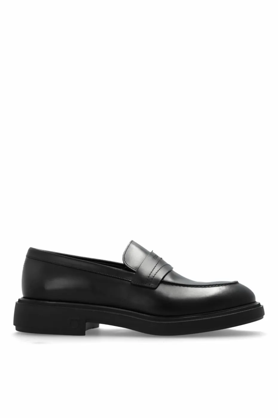 FERRAGAMO CZARNY Buty `Caligola` typu `loafers`