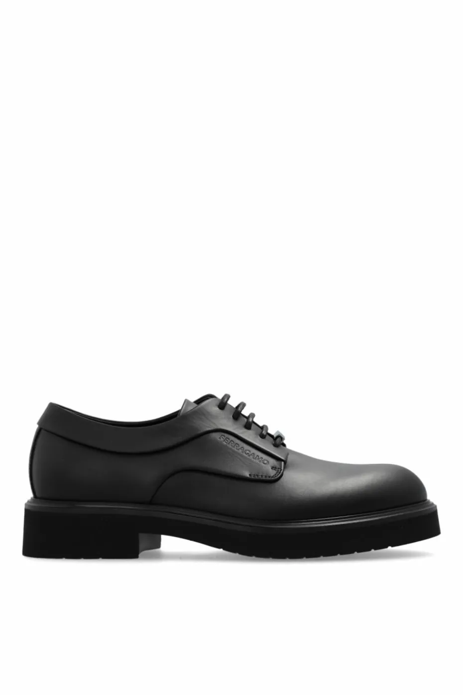 FERRAGAMO CZARNY Buty `Cervantes`