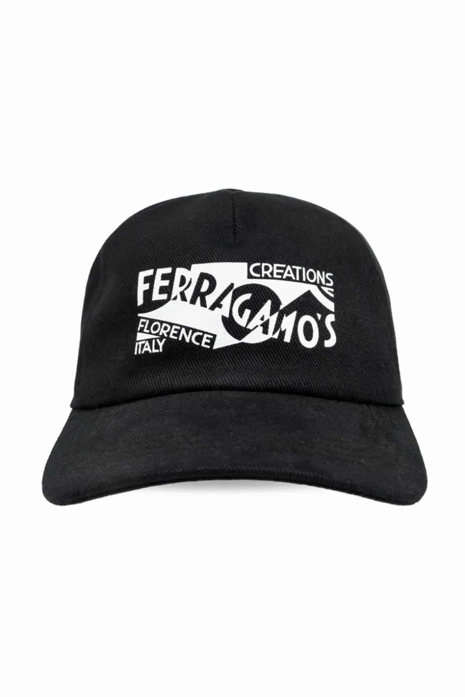 FERRAGAMO CZARNY Czapka z daszkiem