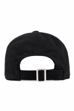 FERRAGAMO CZARNY Czapka z daszkiem