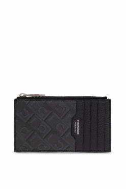 FERRAGAMO CZARNY Etui na karty