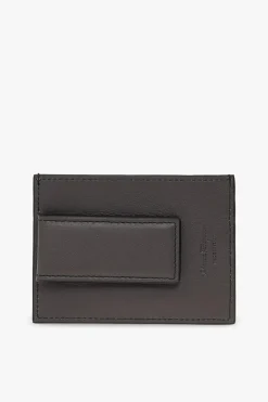 FERRAGAMO CZARNY Etui na karty