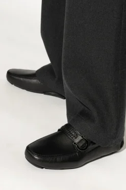 FERRAGAMO CZARNY Mokasyny `Calipso`