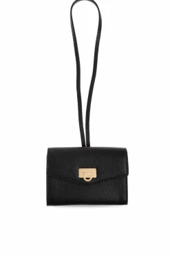 FERRAGAMO CZARNY Saszetka na pasku