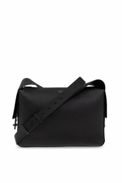 FERRAGAMO CZARNY Skórzana torba na ramię