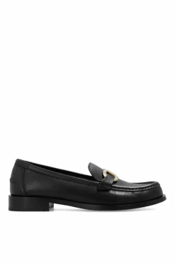 FERRAGAMO CZARNY Skórzane buty ‘Maryan’