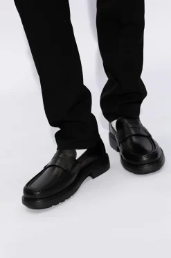 FERRAGAMO CZARNY Skórzane buty ‘Donny’