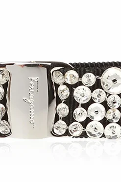 FERRAGAMO CZARNY Spinka do włosów