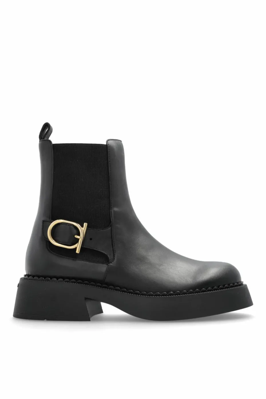 FERRAGAMO CZARNY Sztyblety `Tia`