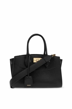 FERRAGAMO CZARNY Torba do ręki `Studio Soft Small`