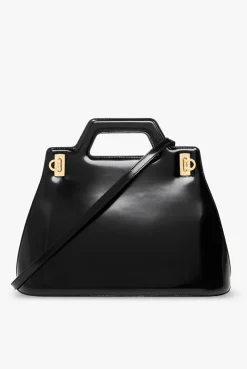 FERRAGAMO CZARNY Torba na ramię ‘Wanda Medium’