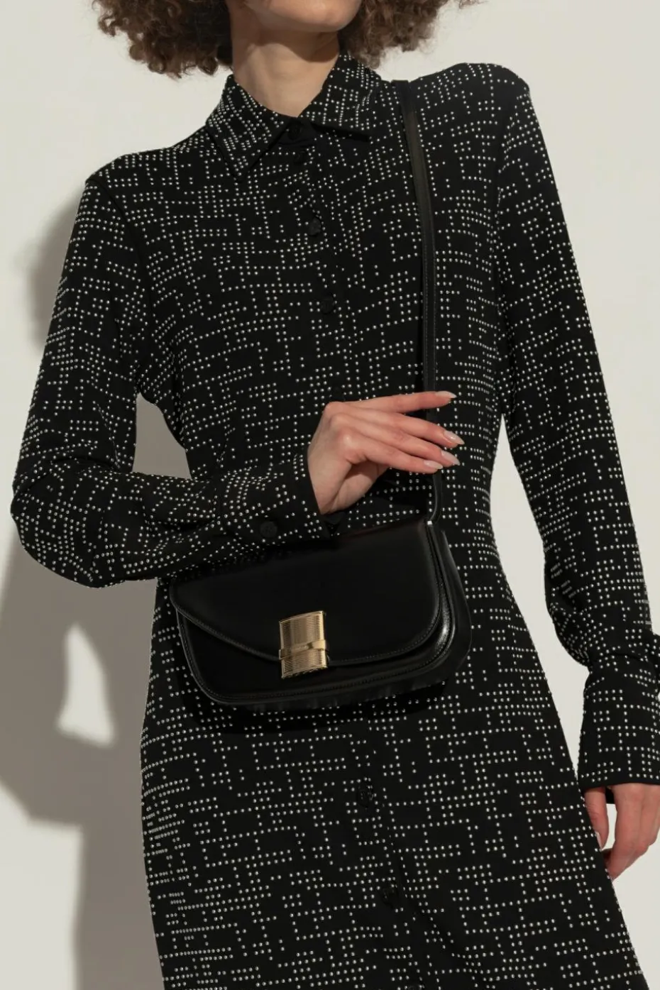 FERRAGAMO CZARNY Torba na ramię `Fimma XS`