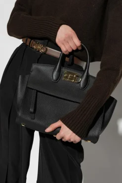 FERRAGAMO CZARNY Torba na ramię ‘The Studio Small’