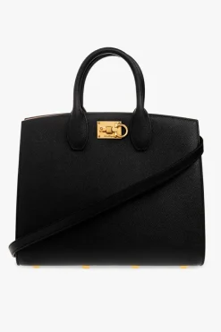 FERRAGAMO CZARNY Torba na ramię ‘The Studio Medium’