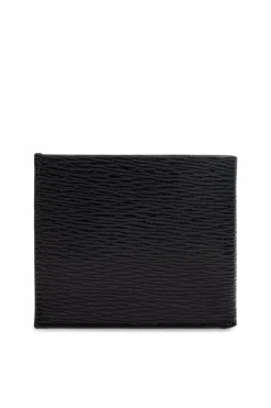 FERRAGAMO CZARNY Zestaw: portfel, etui na karty i brelok