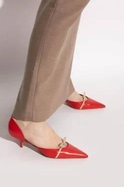 FERRAGAMO CZERWONY Buty na obcasie `Gyoia`
