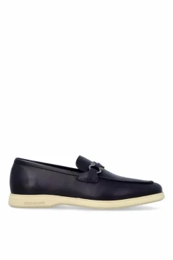 FERRAGAMO GRANATOWY Buty `Cosimo`