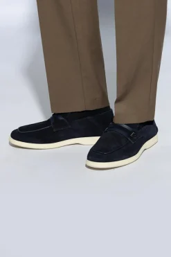 FERRAGAMO GRANATOWY Buty ‘Drame’
