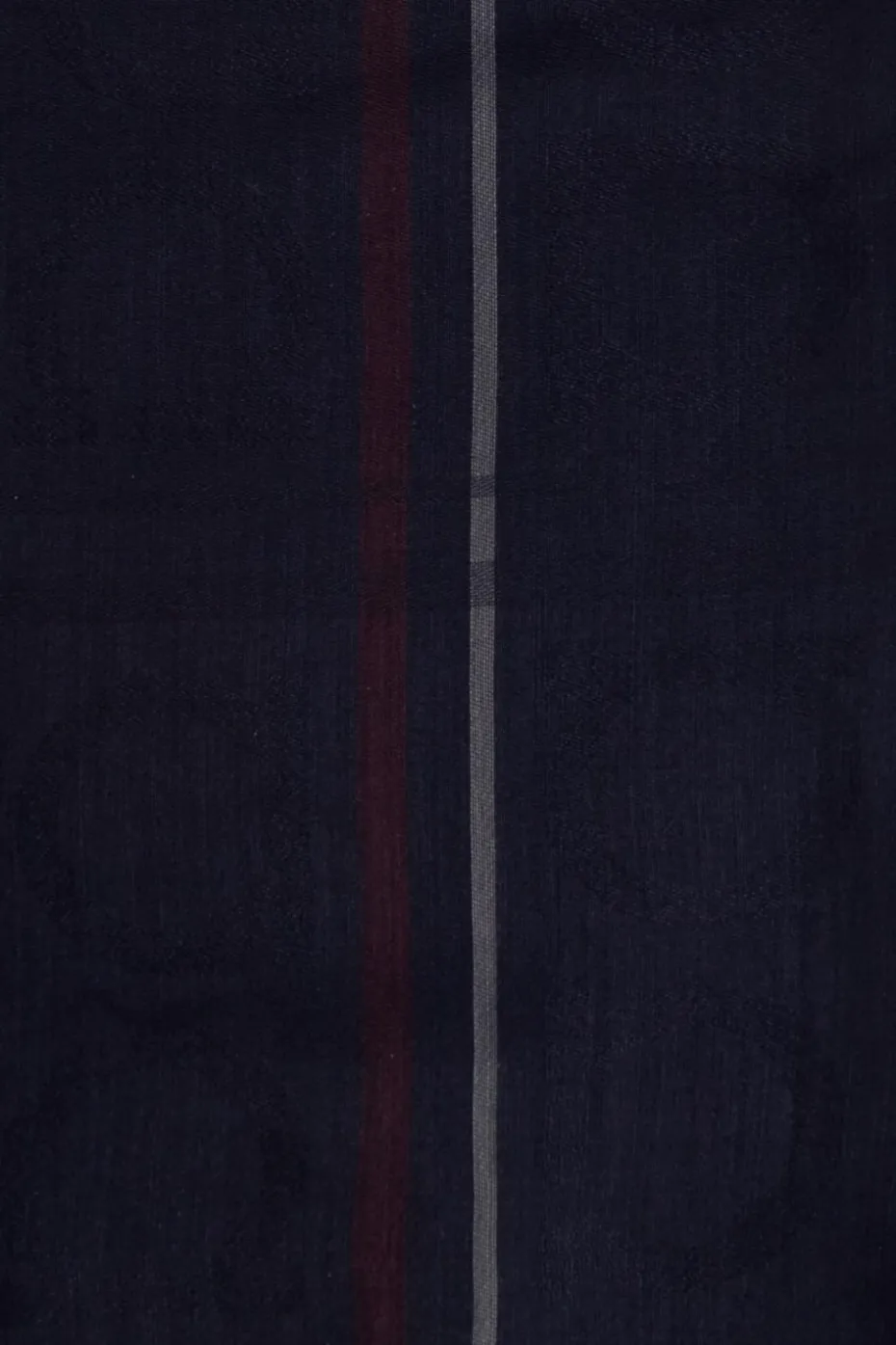 FERRAGAMO GRANATOWY Szal z monogramem