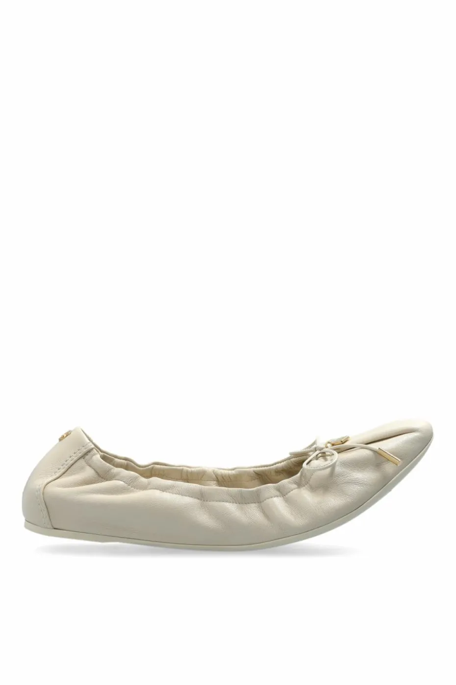 FERRAGAMO kremowy Baleriny `Joelle`