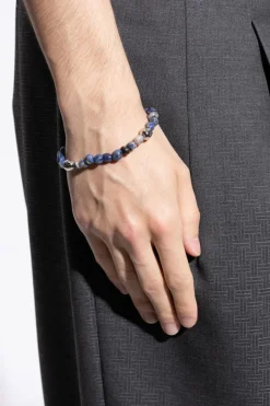 FERRAGAMO NIEBIESKI Bransoleta z kamieniami